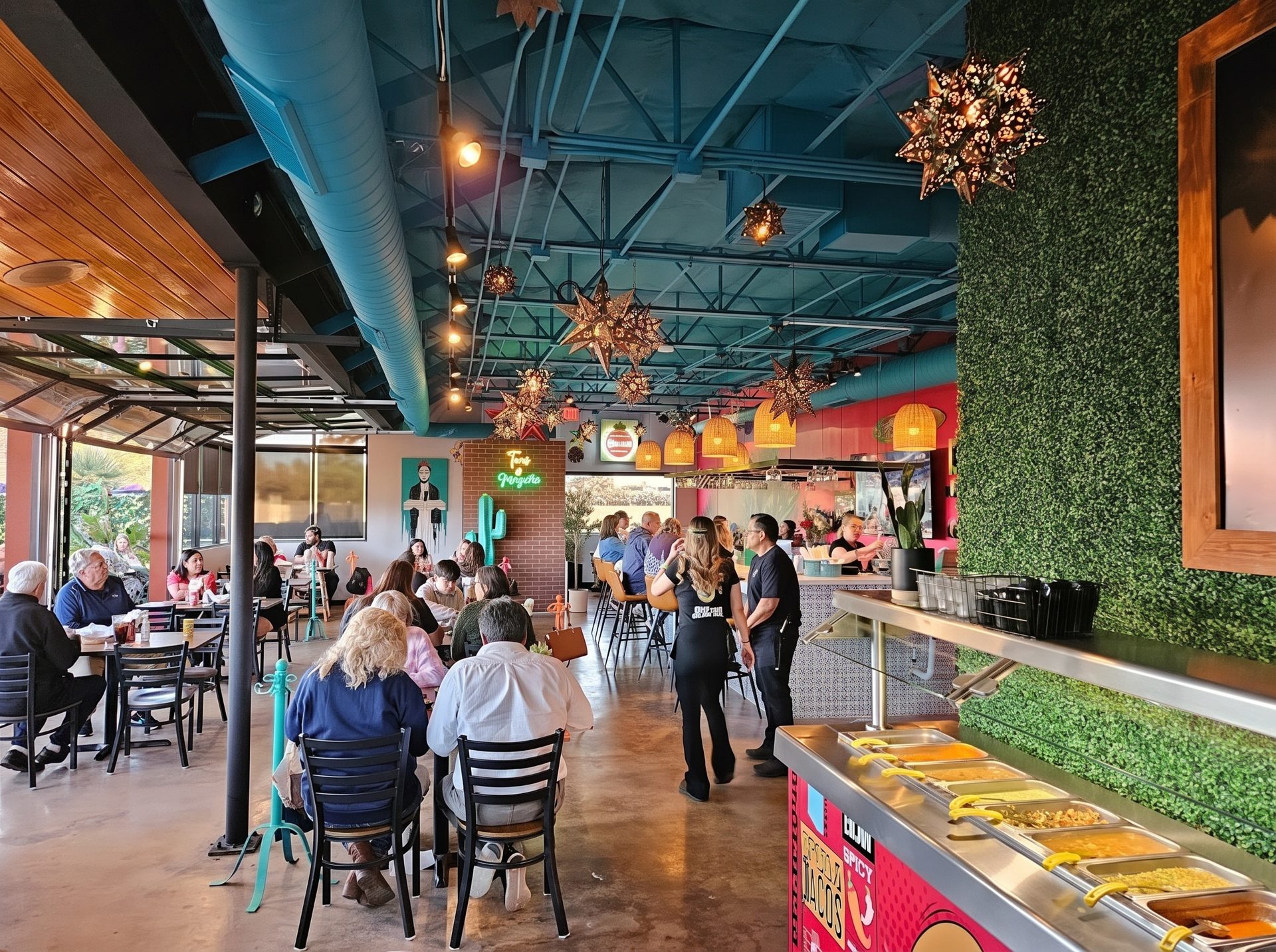 Flavorful Moments in a Vibrant Setting
